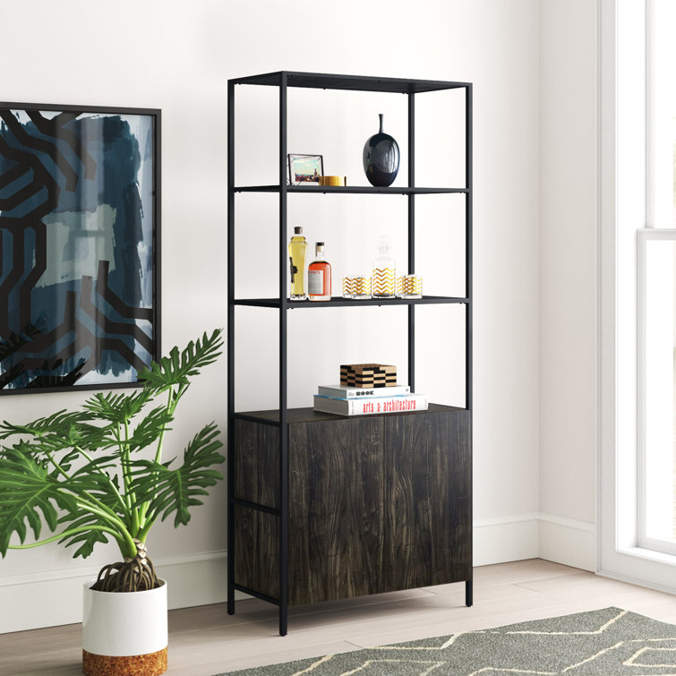Etagere with online glass doors